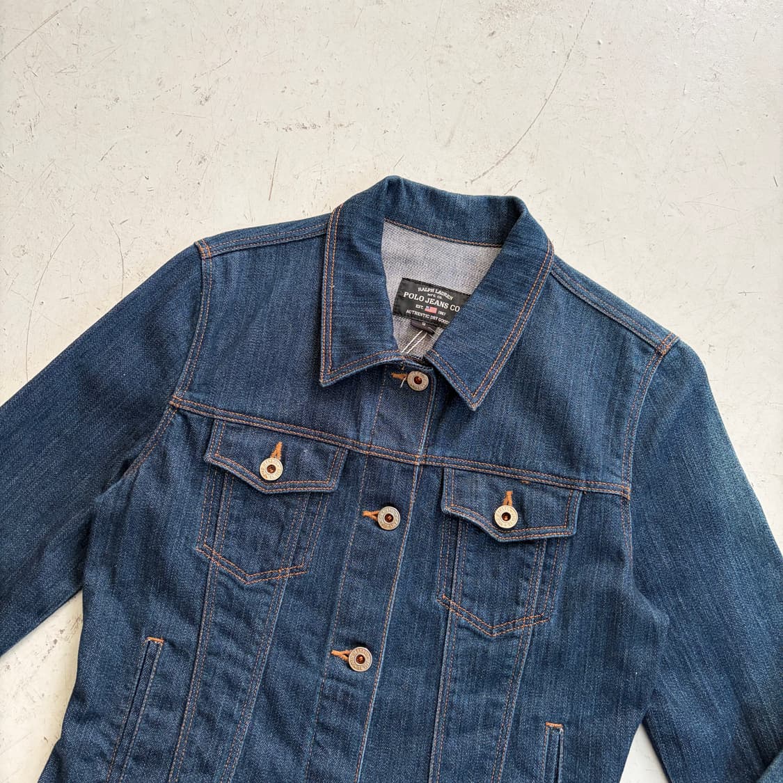 POLO JEANS CO 폴로진스 빈티지 데님 트러커 자켓 S 상품이미지4