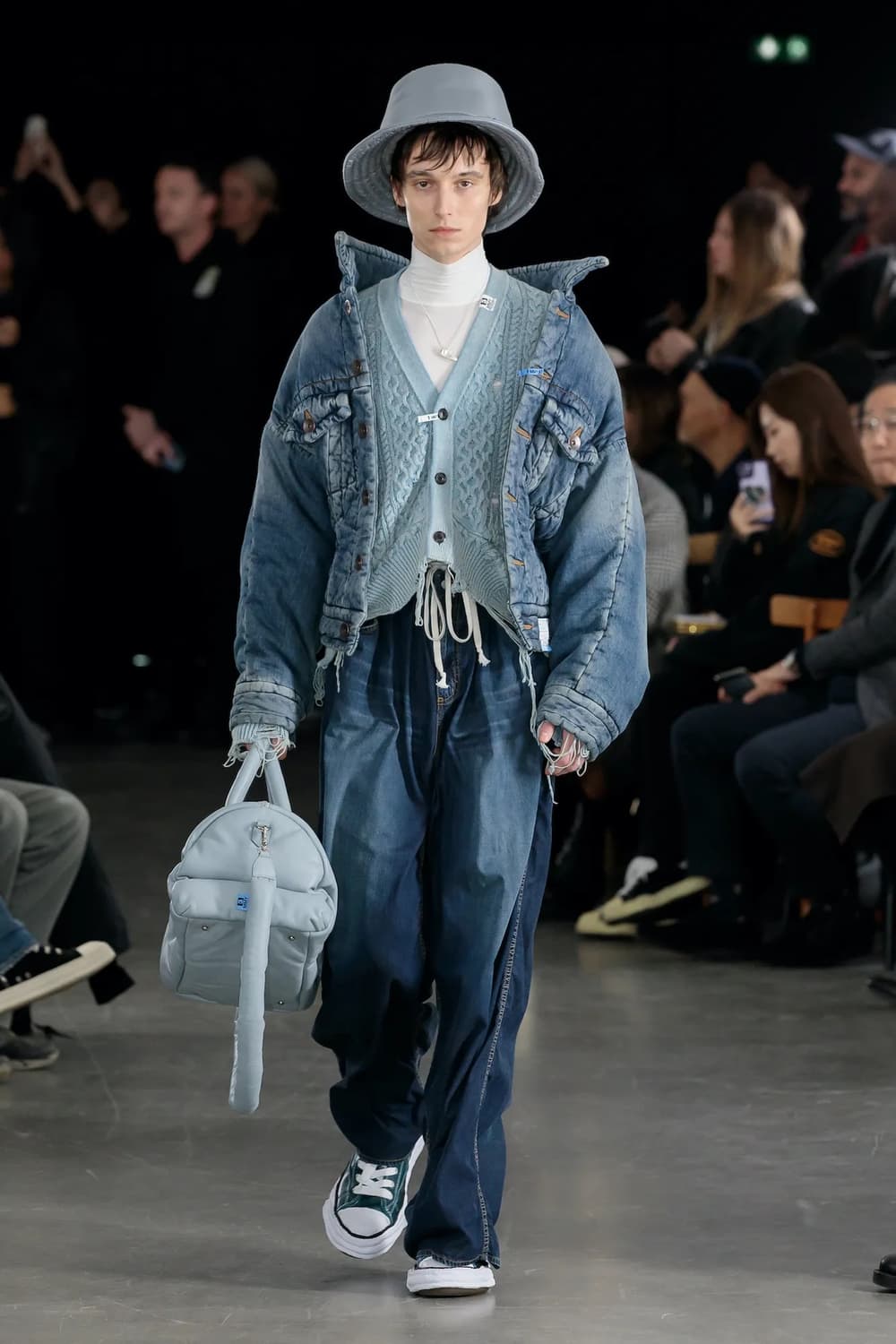 메종 미하라 야스히로 크롭 패디드 데님 자켓 36사이즈 상품이미지6