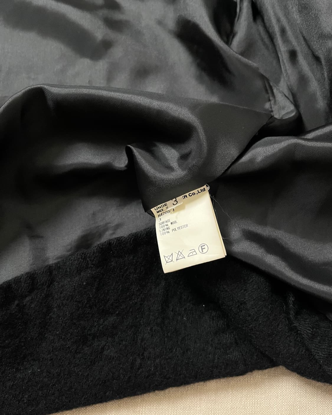 언더커버 11aw 미러기 축융 울 초어자켓 undercover 워크자켓 상품이미지6