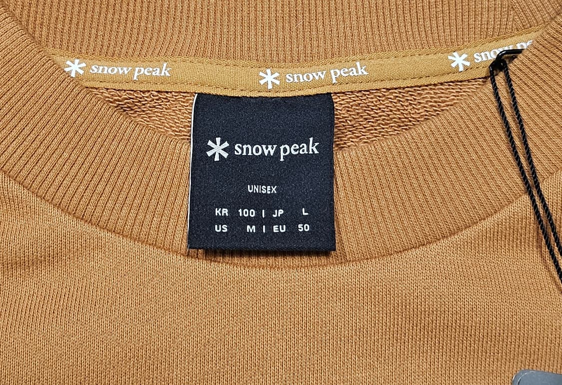 [새상품]스노우피크 맨투맨 상품이미지5