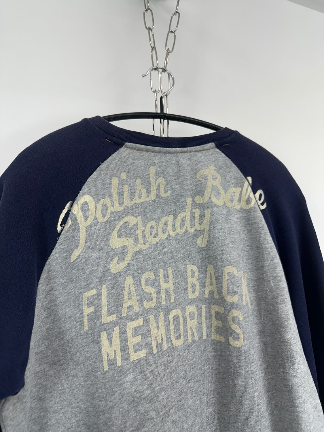 JPN Stitched Letter Raglan Sleeve 상품이미지8