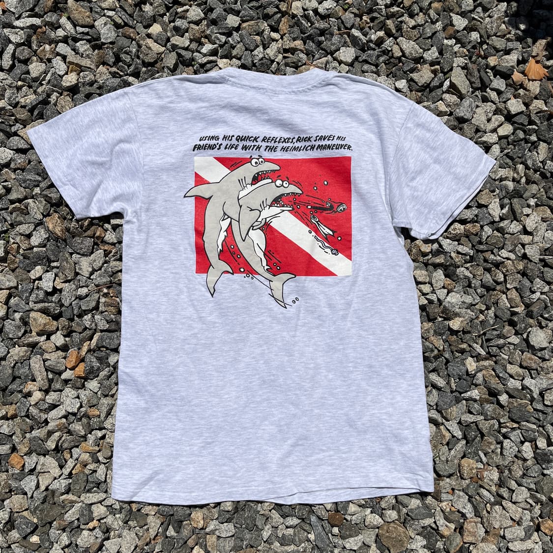 90s Hanes (USA) 빈티지 다이버 반팔(실측확인) 상품이미지5