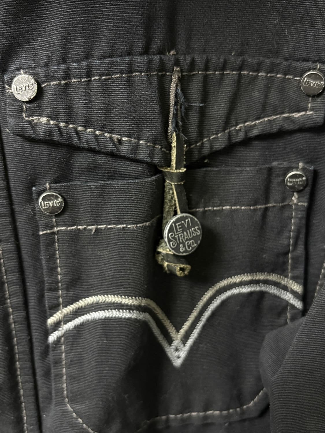 리바이스 흑청 필드자켓 상품이미지3