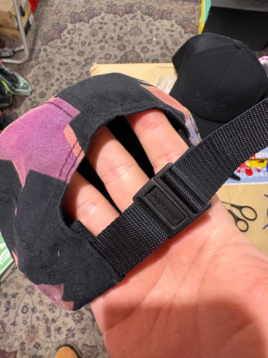 슈프림 곤즈 스타 캠프캡 블랙 - 21SS 상품이미지4