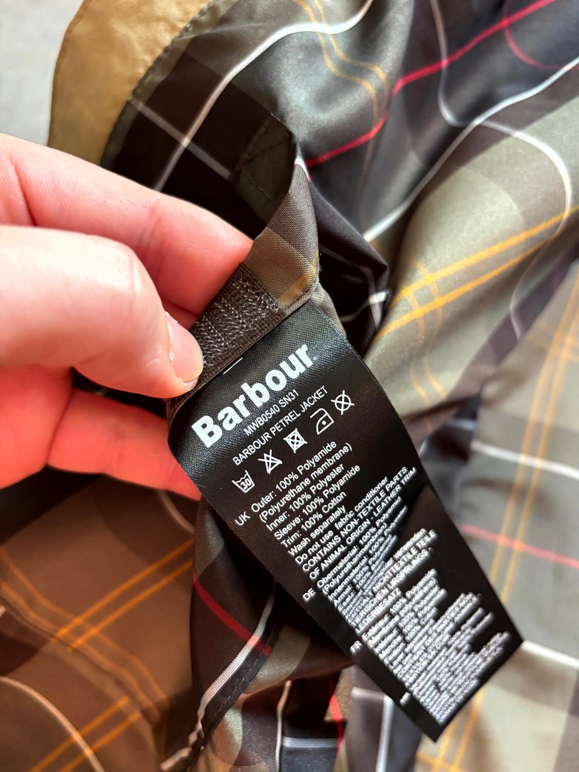 바버 Petrel 필드 자켓 M 상품이미지8