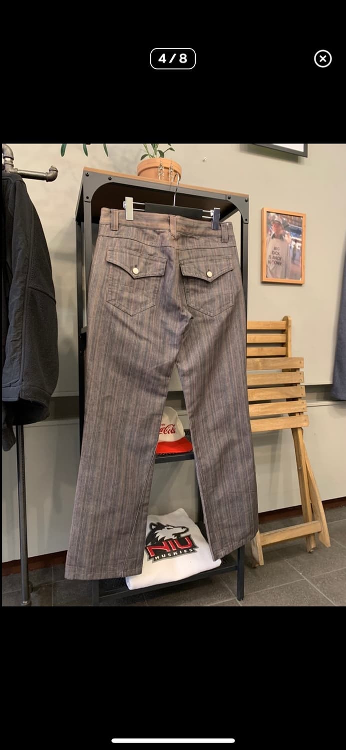 Western detail stripe pants 상품이미지4