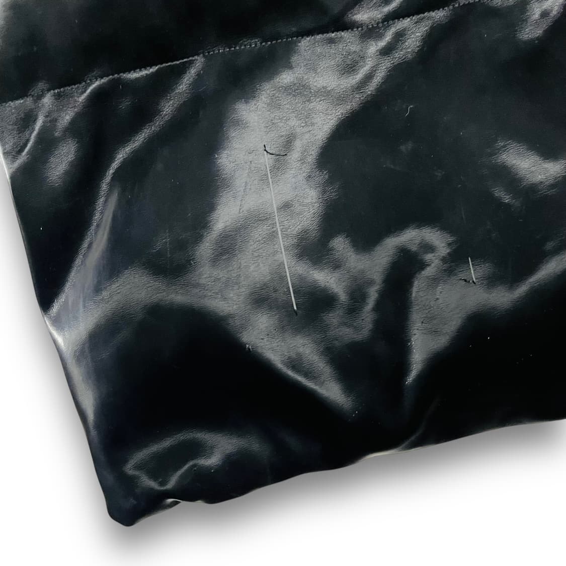 블랙업 하이브 글로시 투웨이 다크 크롭패딩 상품이미지5