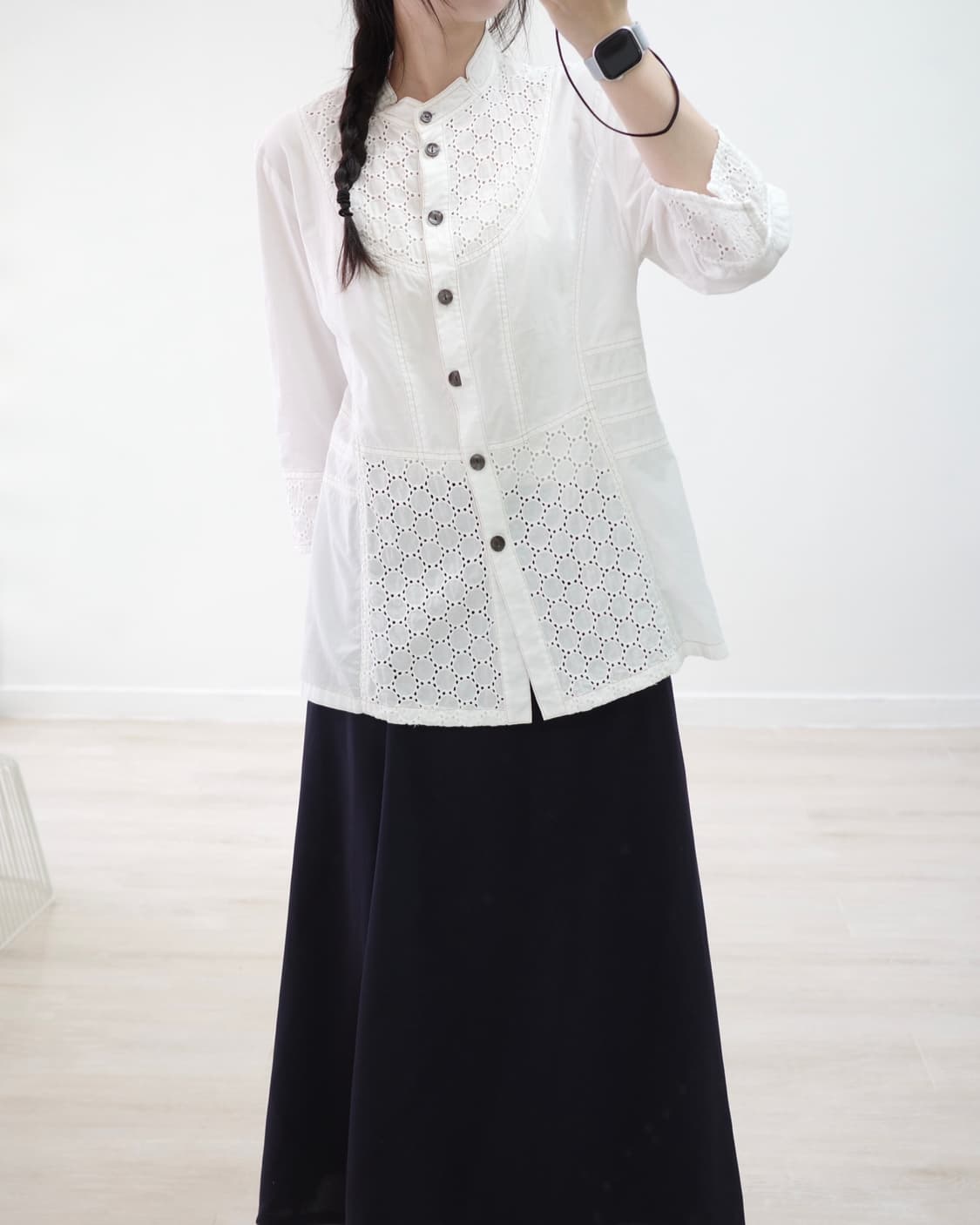 Vie paisible dot blouse 상품이미지3