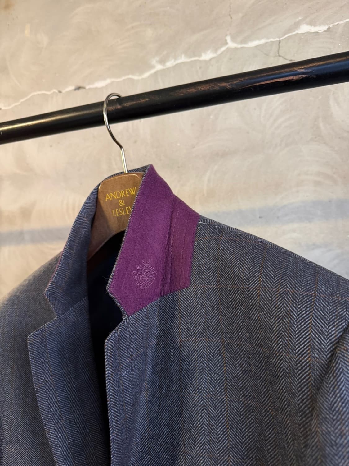 아쿠아스큐텀 트위드 자켓 100 상품이미지5