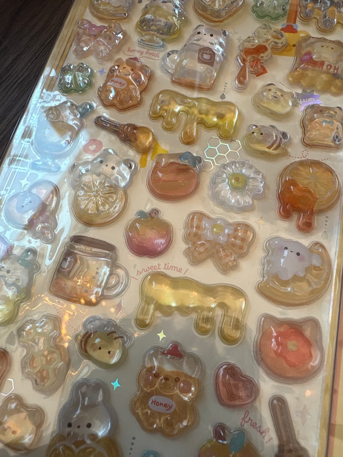 봉봉 드롭 스티커(노랑) 상품이미지2