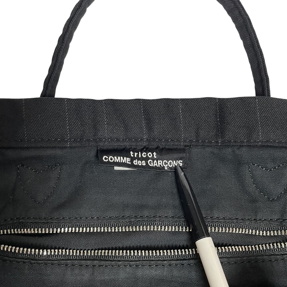 트리콧 꼼데가르송 울 토트백  상품이미지2
