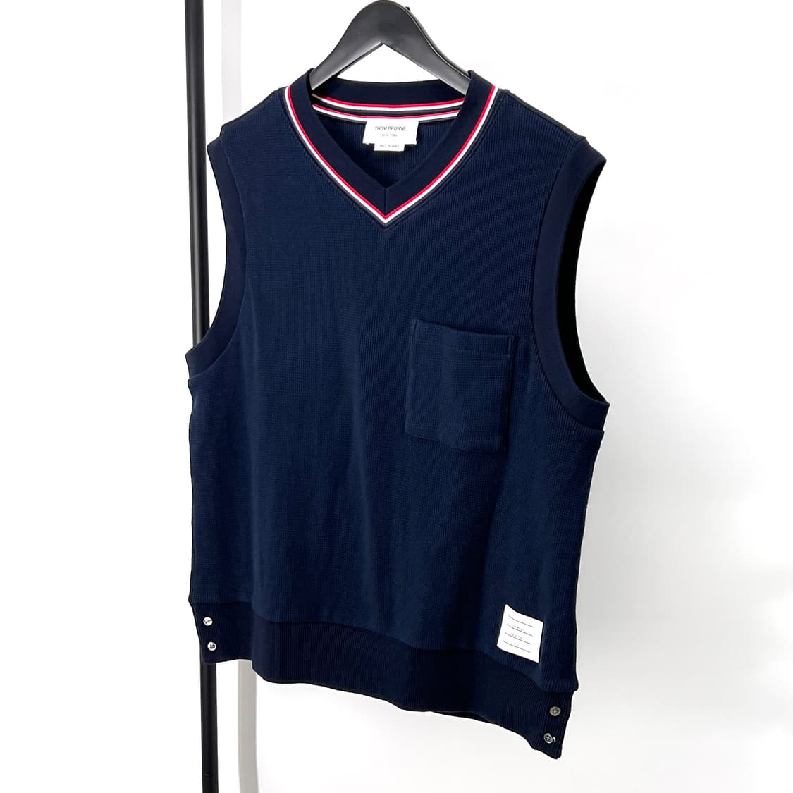 [23SS] 톰브라운 삼선 코튼 베스트 조끼 (MJV006A) 상품이미지2