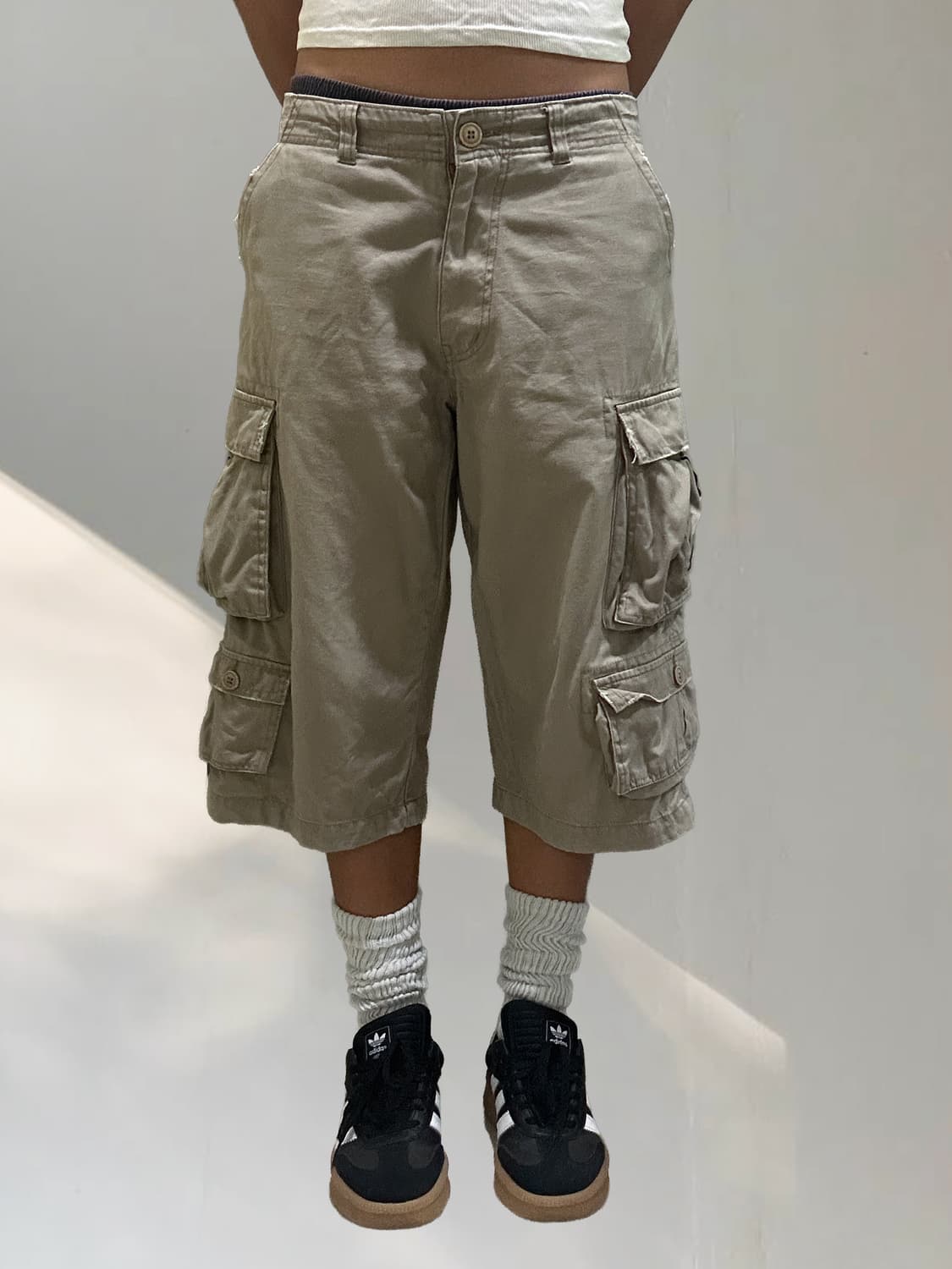빈티지 카고 7부 버뮤다 팬츠 상품이미지5