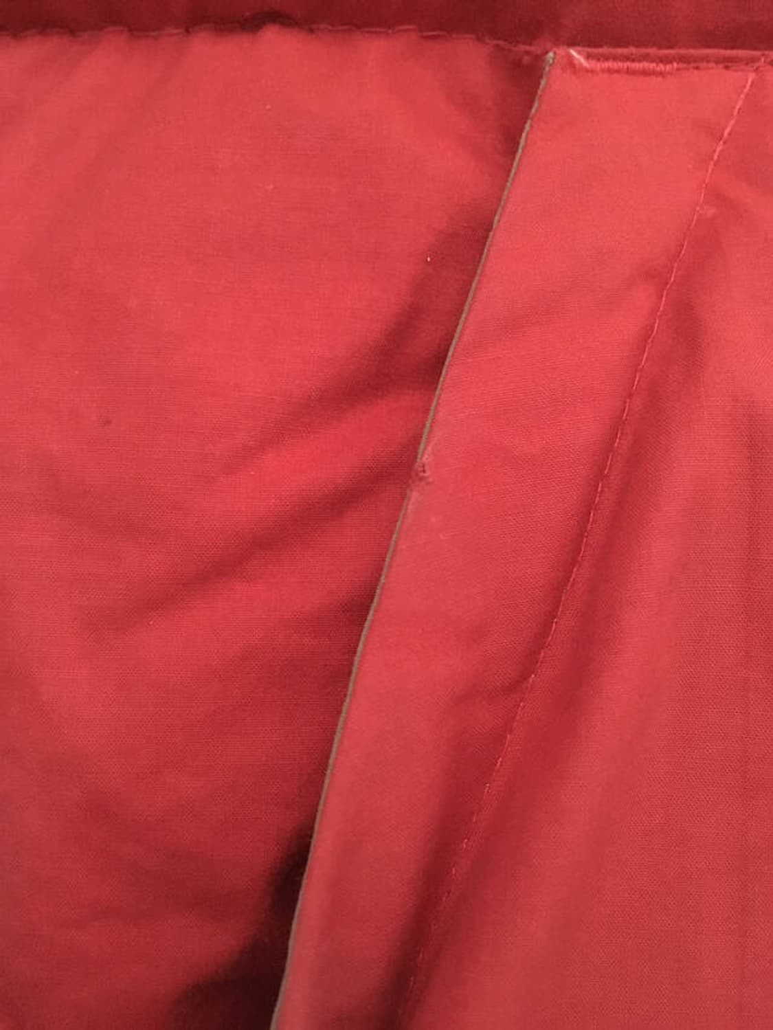 90s washed poplin-cotton down vests 상품이미지4