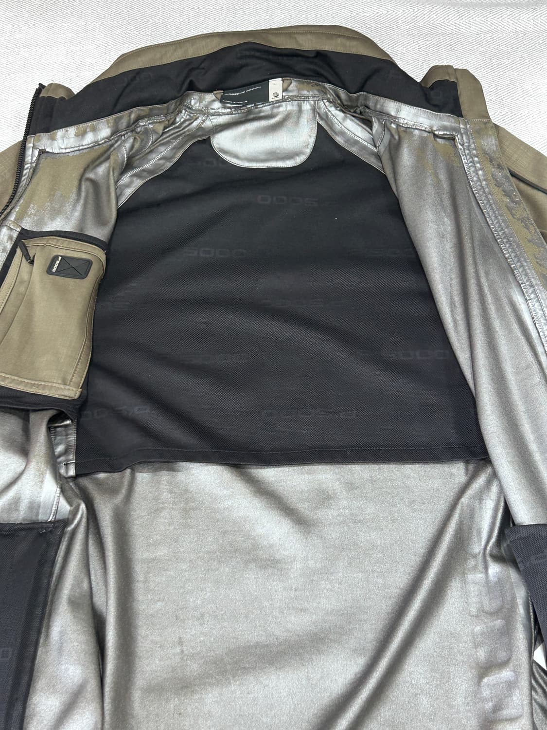 아디다스 포르쉐 디자인 집업 테크 자켓 남성 95 M 카키 상품이미지10