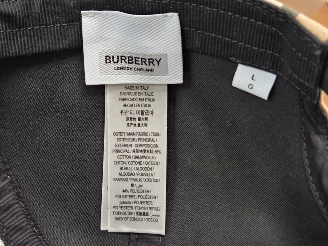 버버리 LOVE 프린트 볼캡 상품이미지8