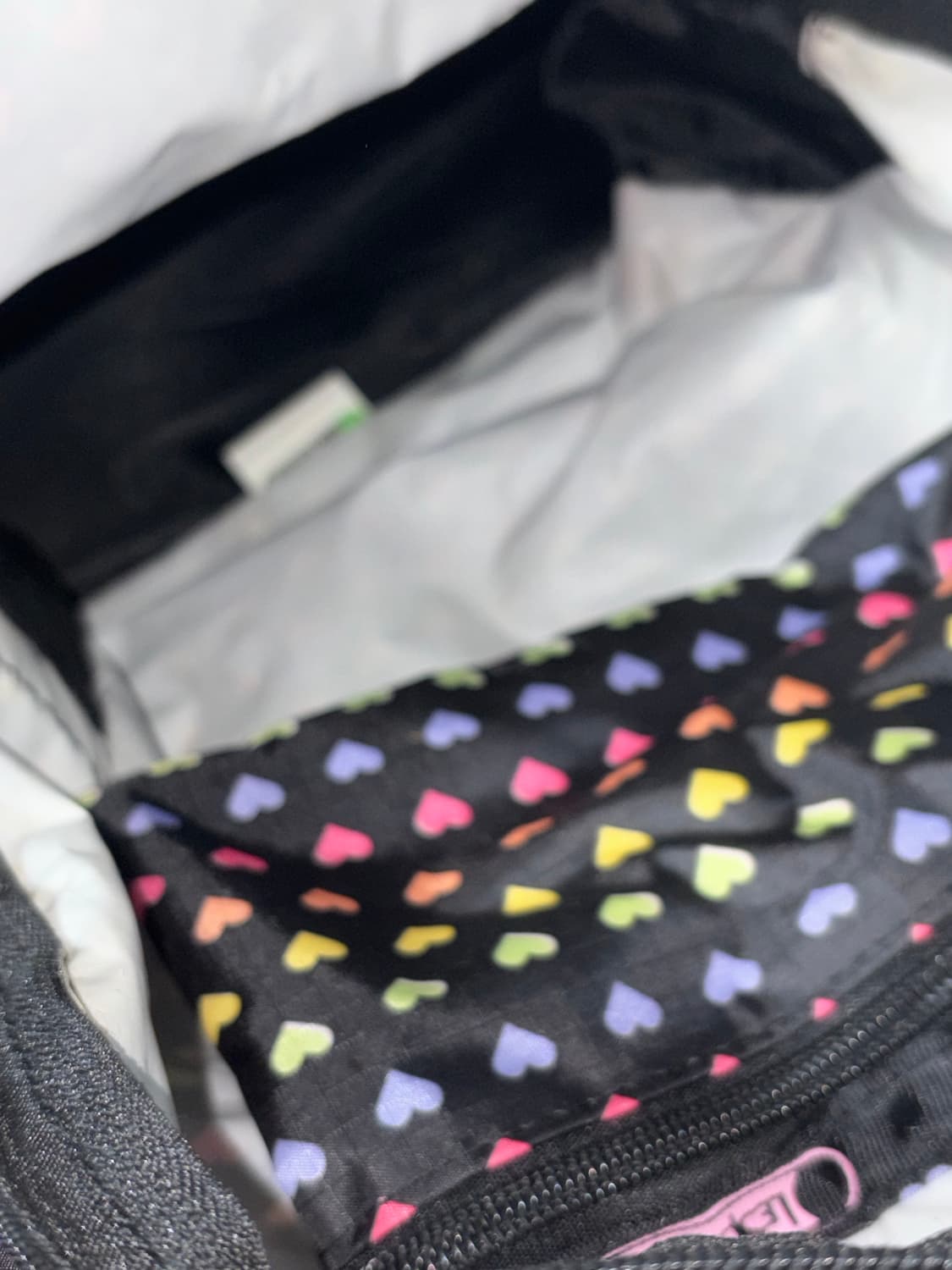 레스포삭 하트 도트 백팩🌈 상품이미지6