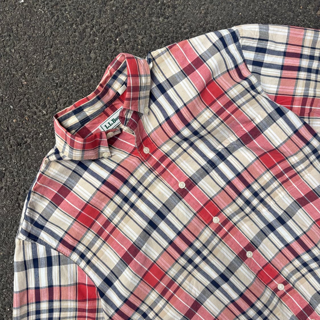 올드 엘엘빈 체크 셔츠 상품이미지4