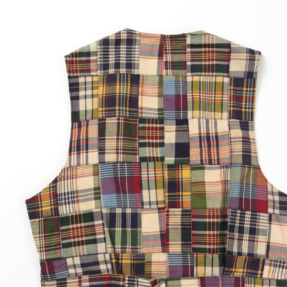 폴로 마드라스체크 패치워크 베스트   상품이미지5