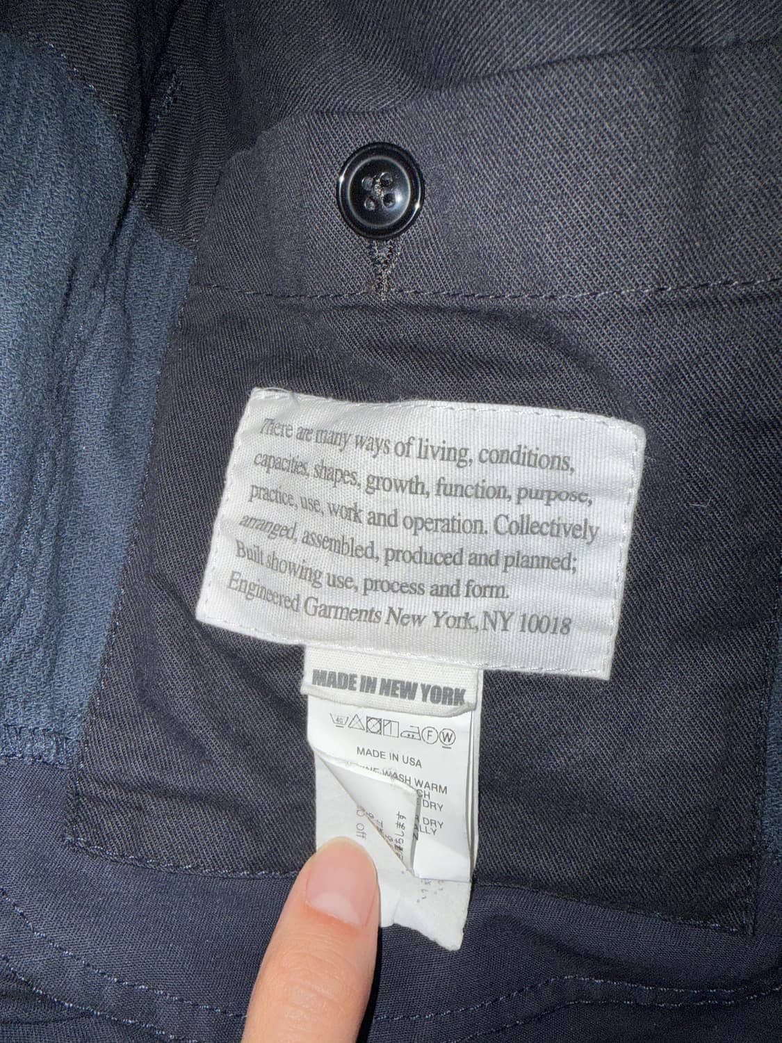 엔지니어드가먼츠 코듀로이 패치워크 베드포드 자켓 M 상품이미지3