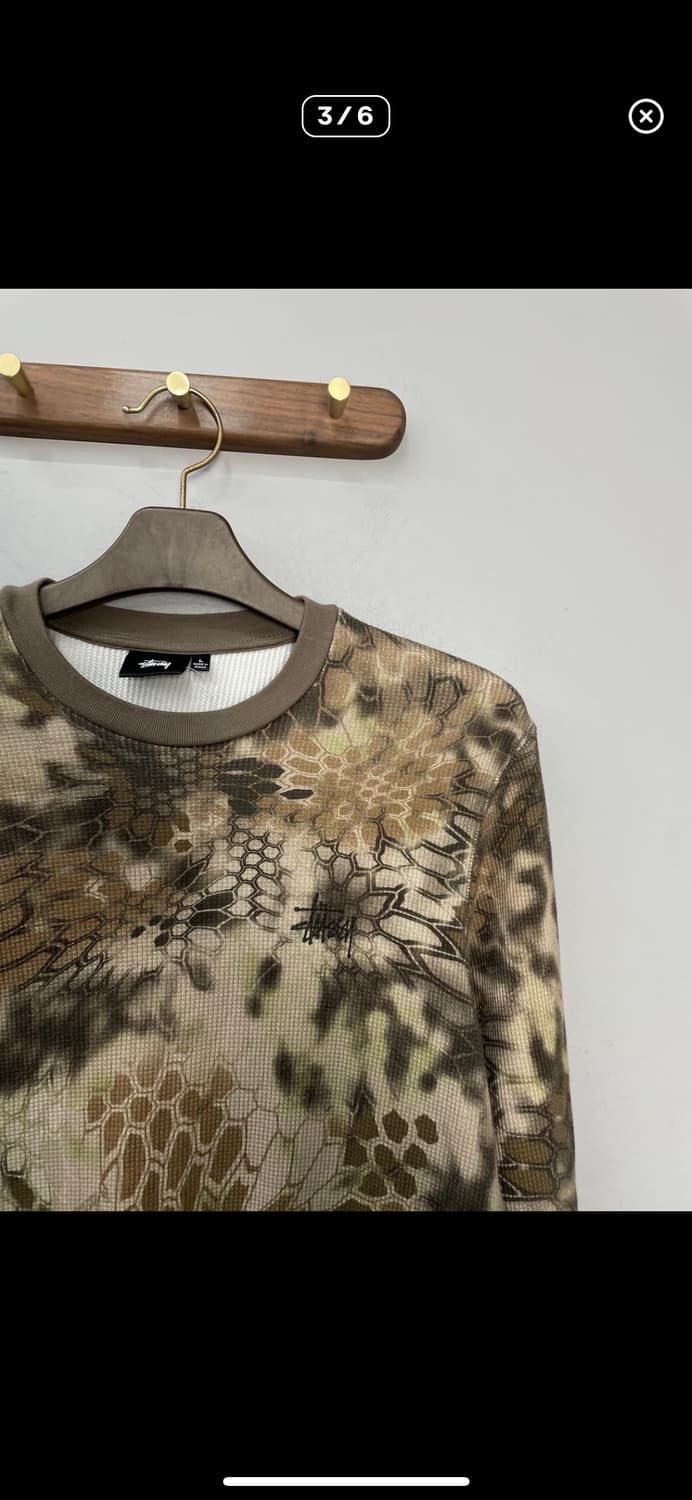 스투시 크립텍 카모 롱 슬리브 써멀 하이랜더 A3163 상품이미지3