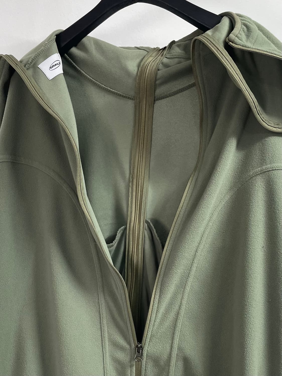  그레일즈 지오메트리 스플릿 플리스 후드집업 (on.311)   상품이미지5