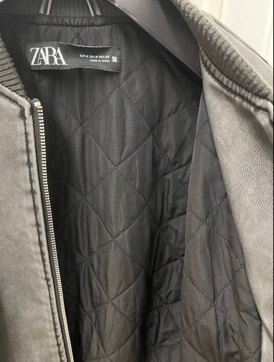 자라 가죽 레더 자켓 점퍼 상품이미지5