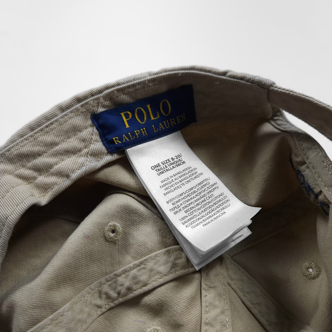 폴로 랄프로렌 신형 베이지 미니멀 볼캡 (OS)  상품이미지4