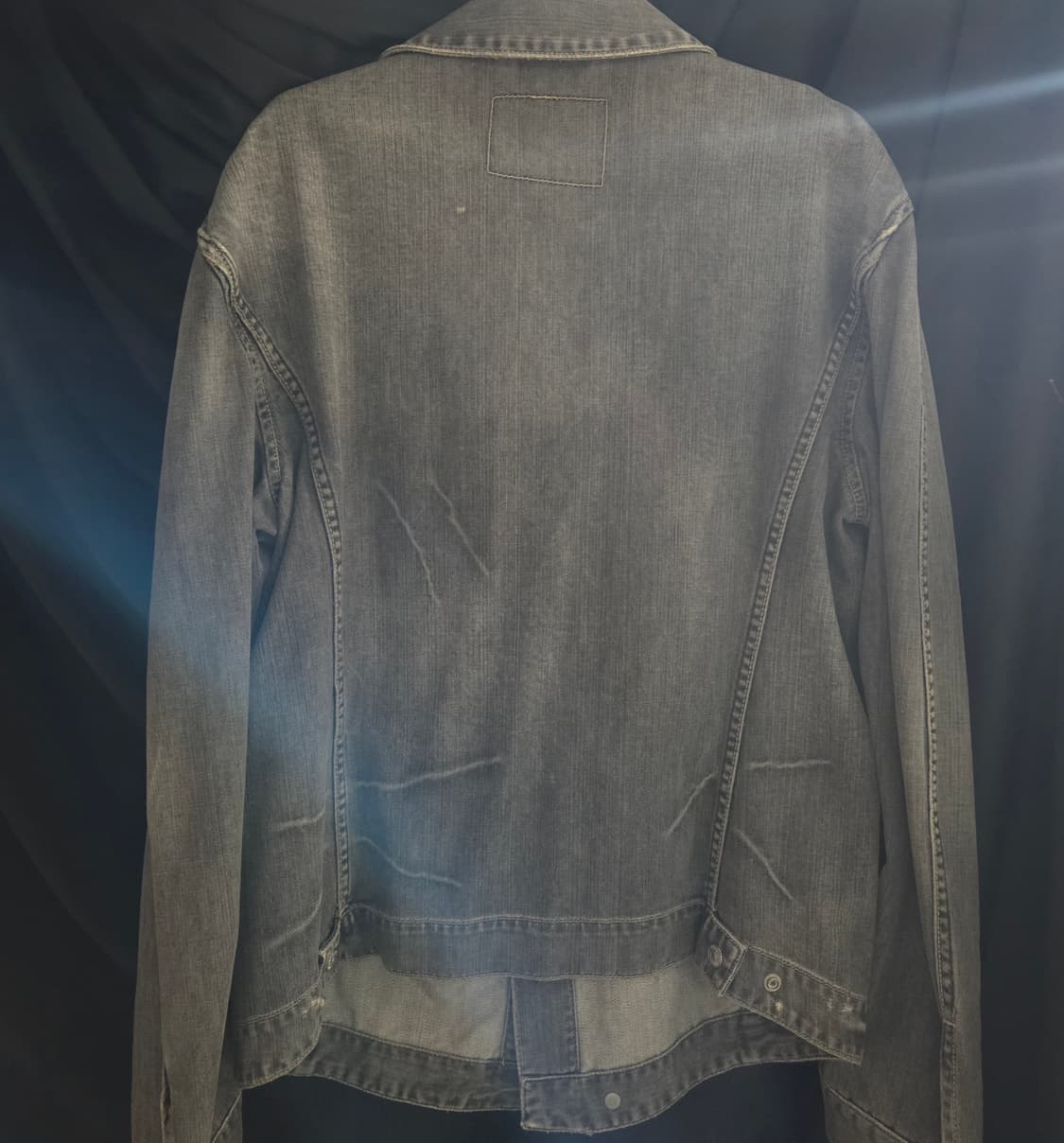 리바이스 엔지니어드 빈티지 흑청 데님 트러커 자켓 상품이미지3