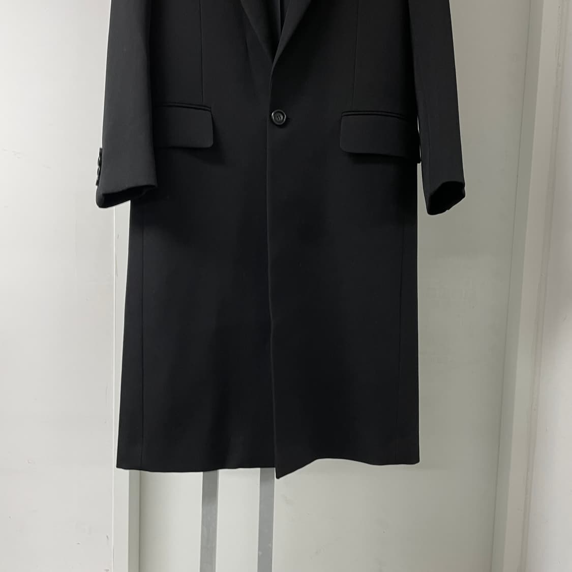 AMI 아미 싱글 블랙 코트 48 상품이미지3