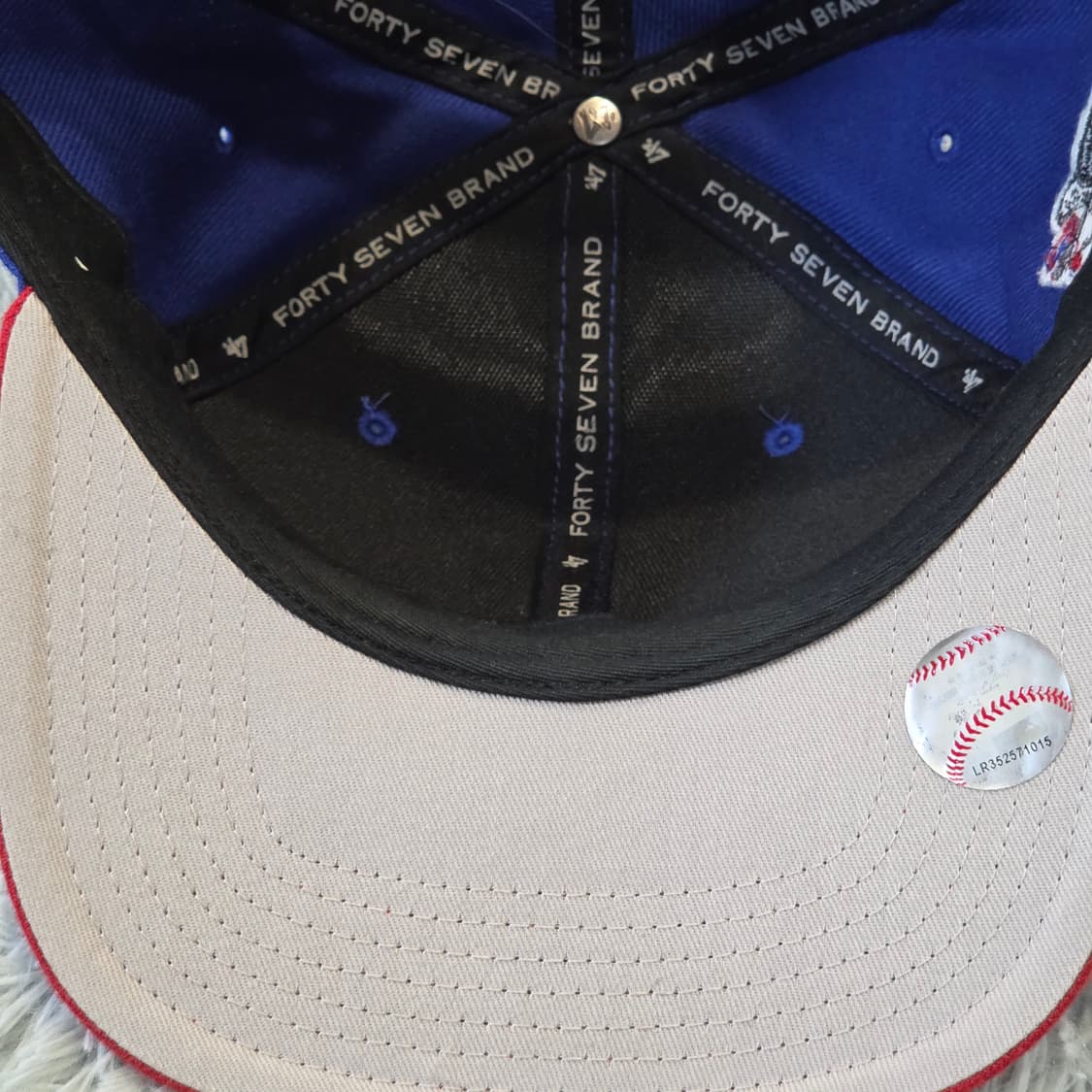 p6-3:47브랜드 텍사스 레인저스 블루 스냅백 (56-60cm) 상품이미지8