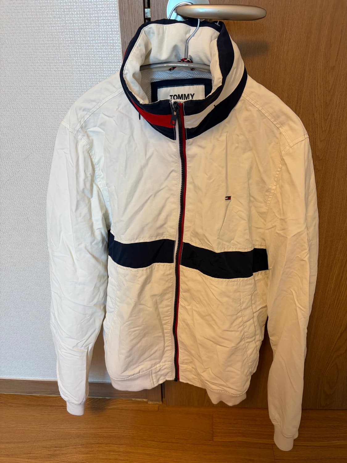 타미 힐피거 타미진스 화이트 바람막이 점퍼 M 상품이미지1