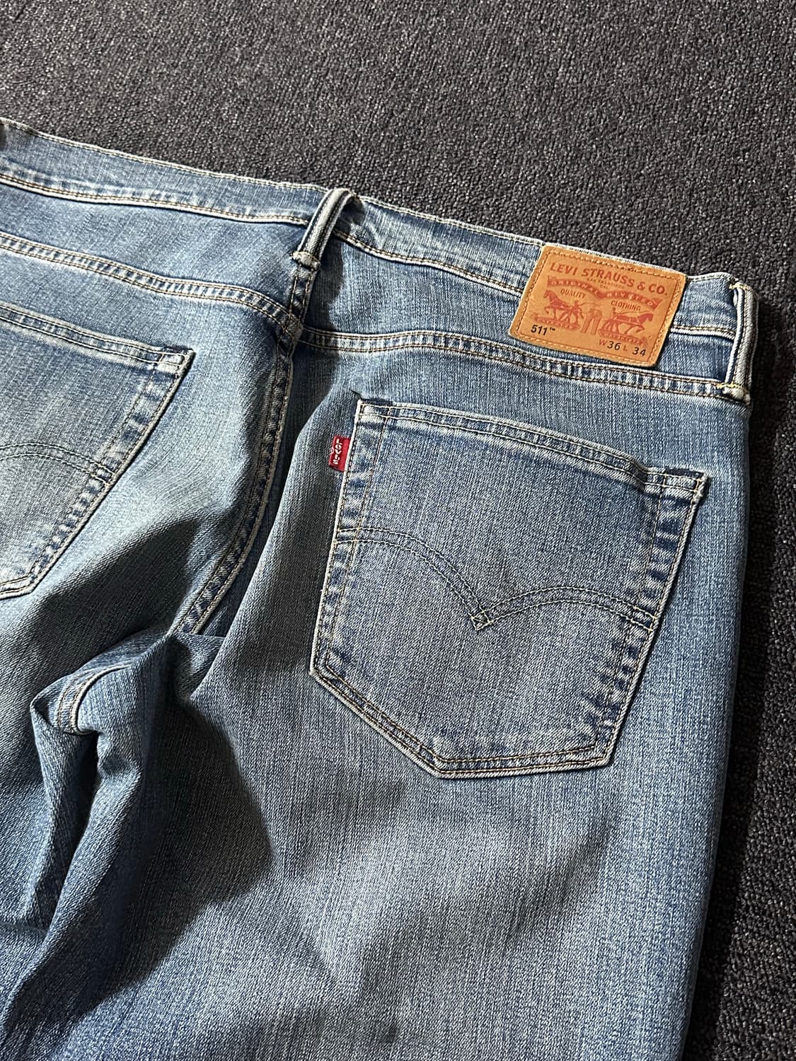 Levi’s 511 슬림핏 연청 라이트블루 데님 팬츠 상품이미지4
