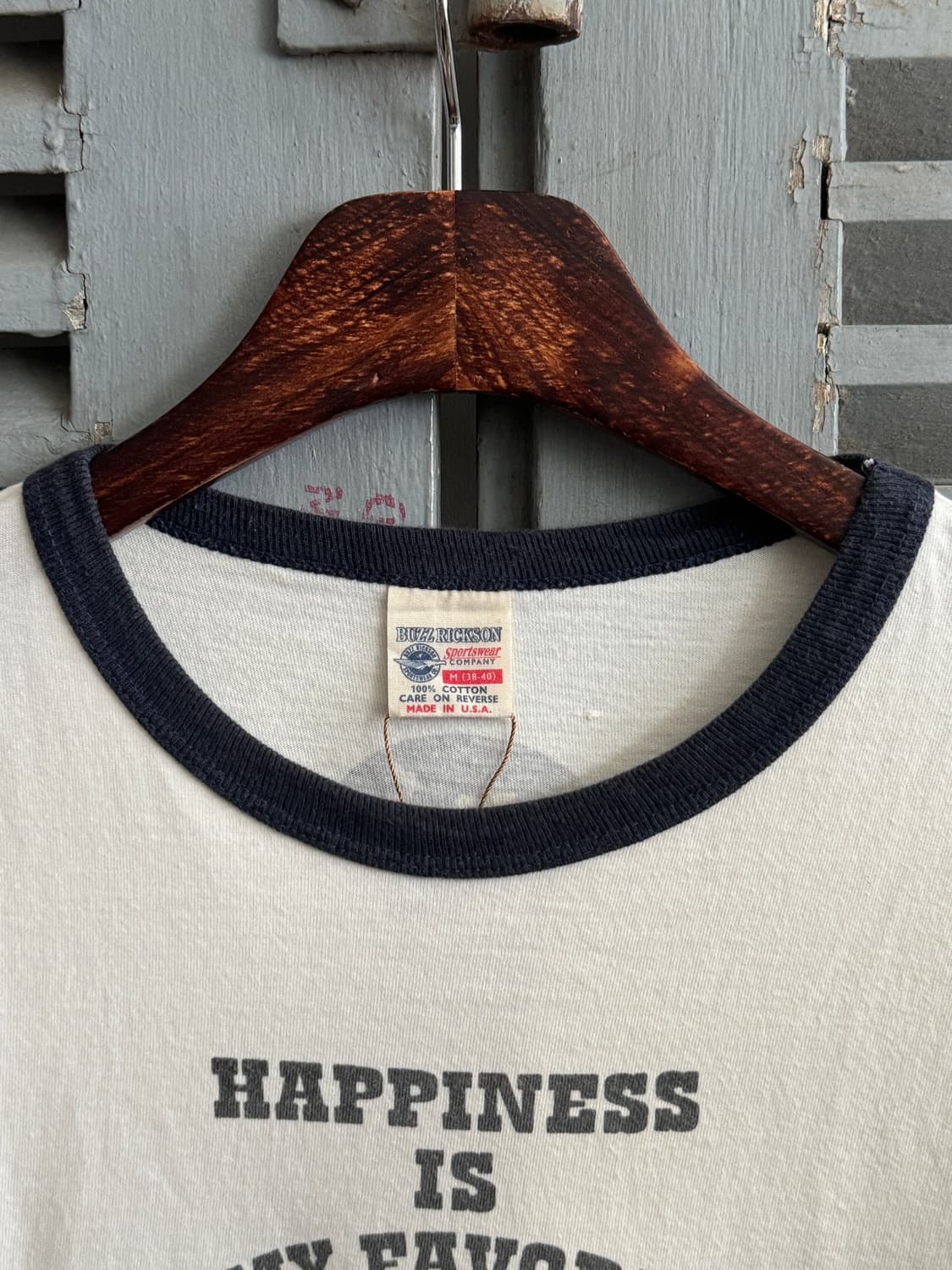 [M]버즈릭슨 Made In USA 스누피 프린팅 링거 티셔츠 상품이미지3