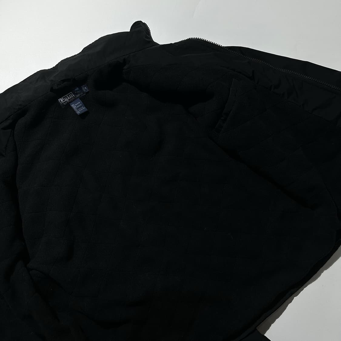 폴로 랄프로렌 폴리쉘 페리 블루종 자켓 블랙 상품이미지6