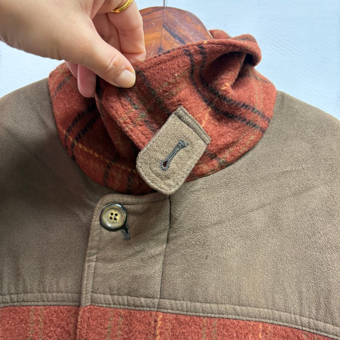 80s JEAN-COX 체크 울 워크 자켓 (JPN) 상품이미지3