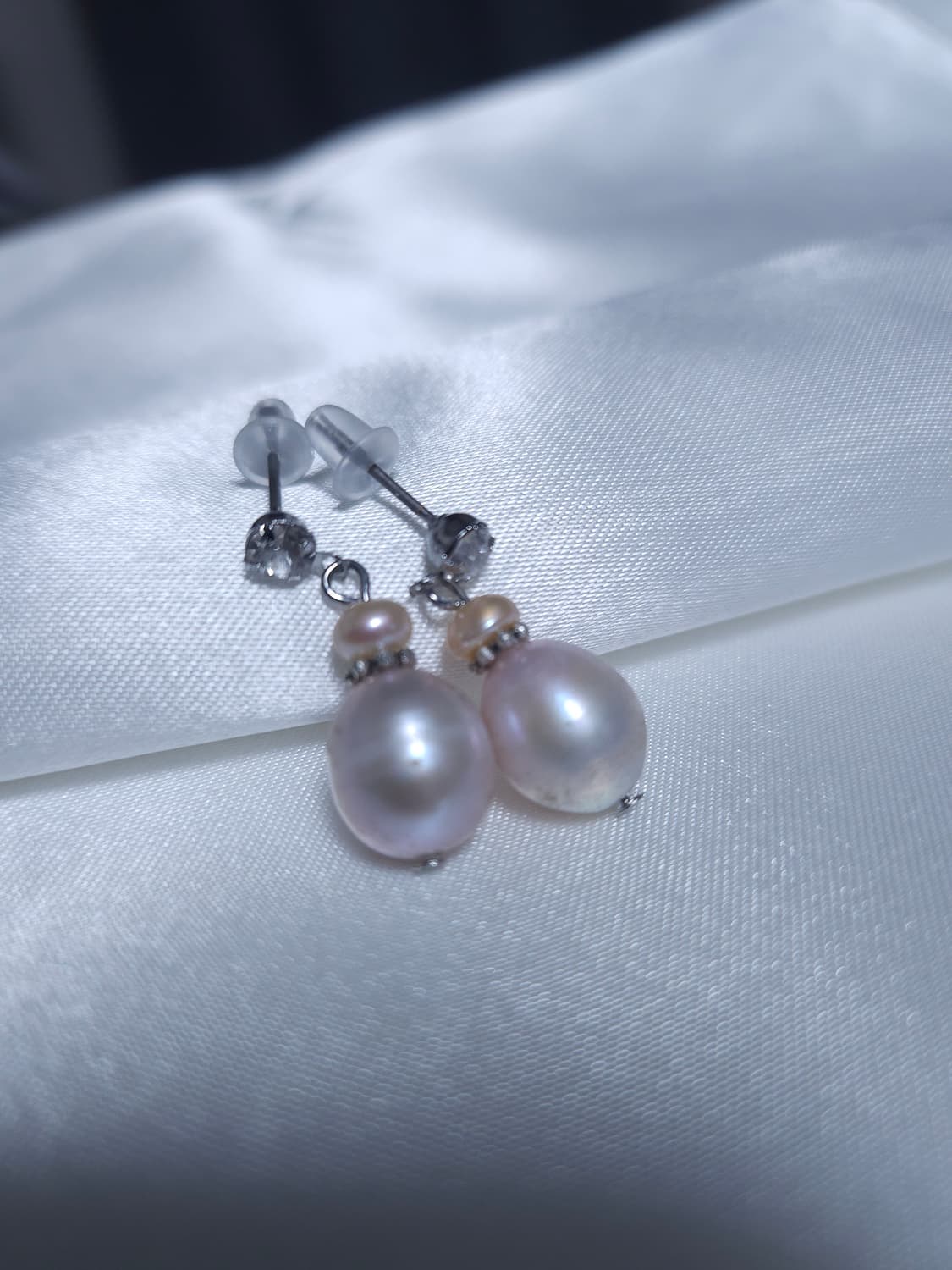 드롭 담수진주 귀걸이 상품이미지7