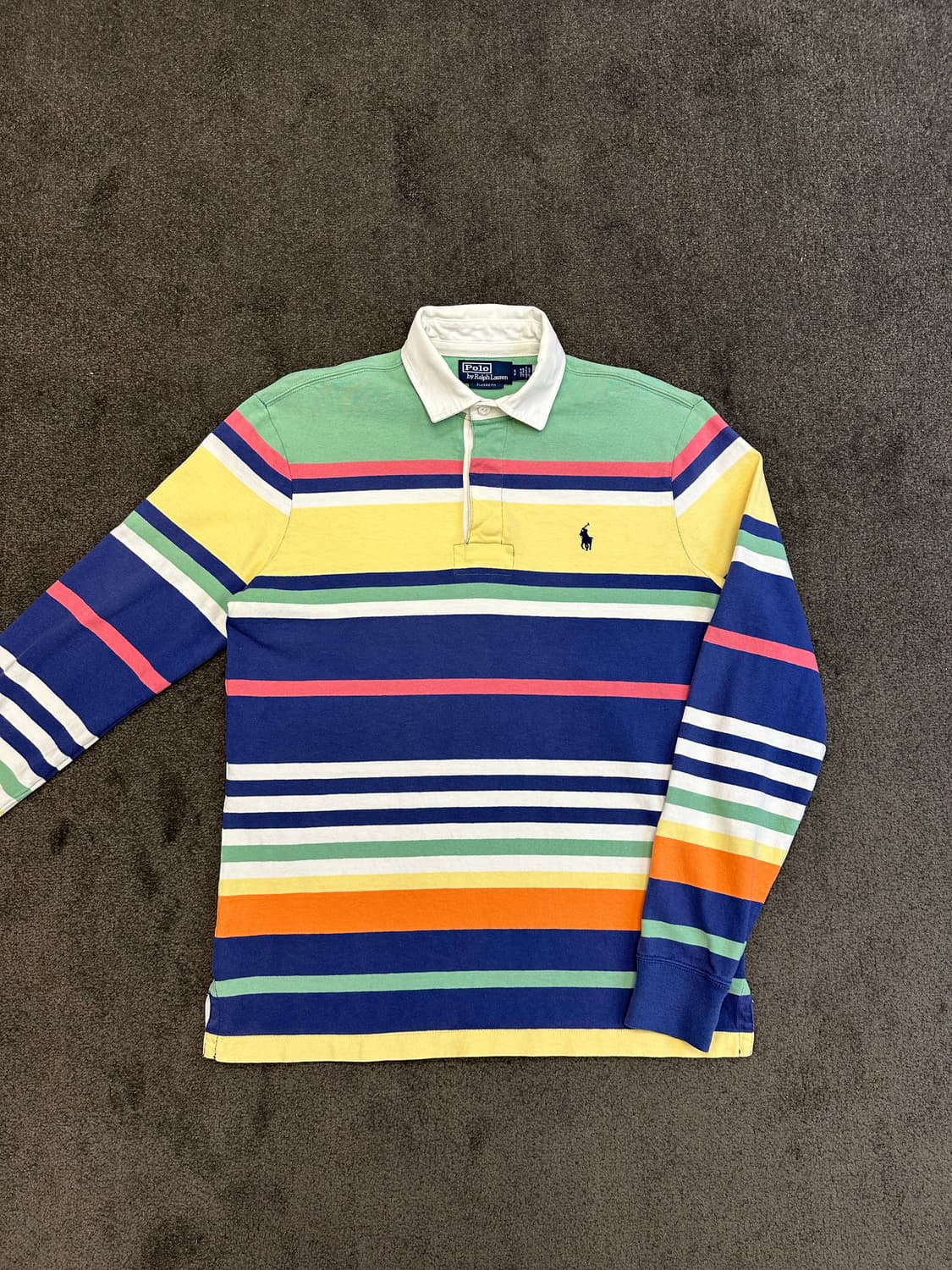 폴로 랄프로렌 멀티 스트라이프 럭비 셔츠 S 상품이미지1