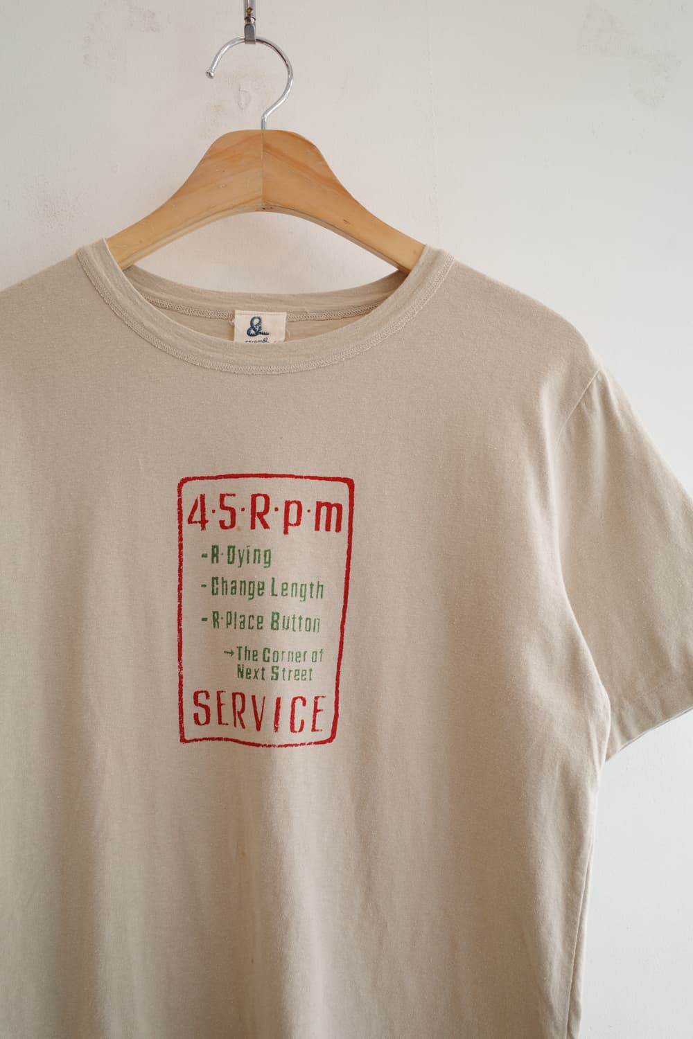 45rpm 프린팅 티셔츠  상품이미지2