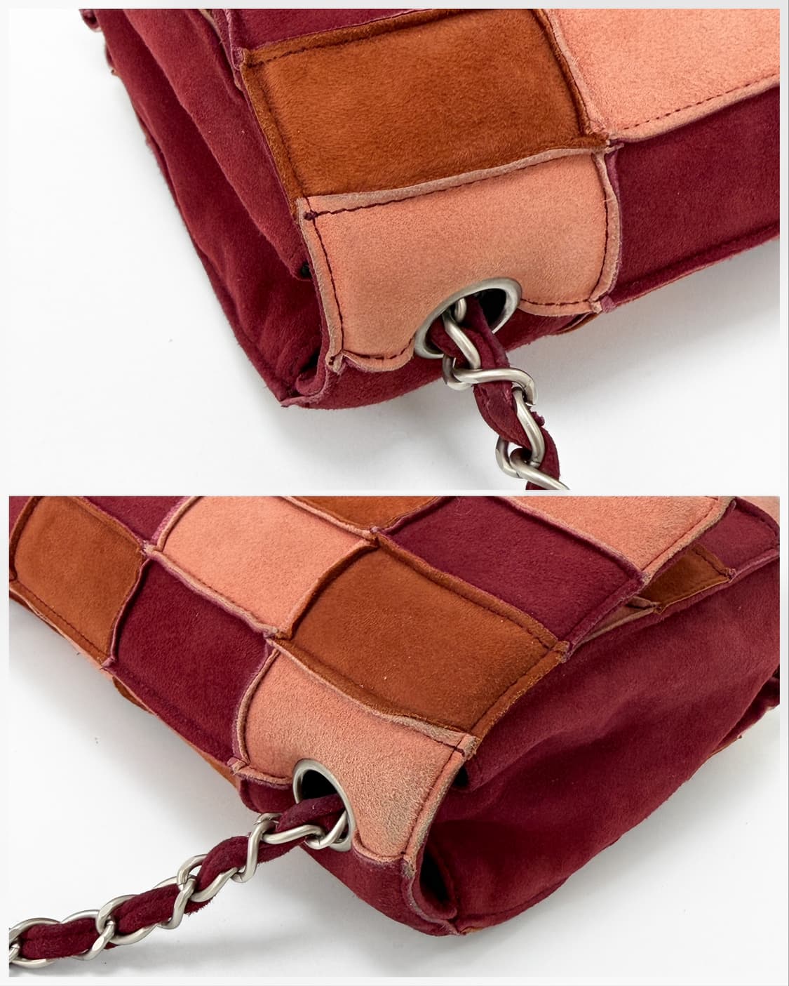 샤넬 패치워크 스웨이드 플랩 체인 숄더백 상품이미지6