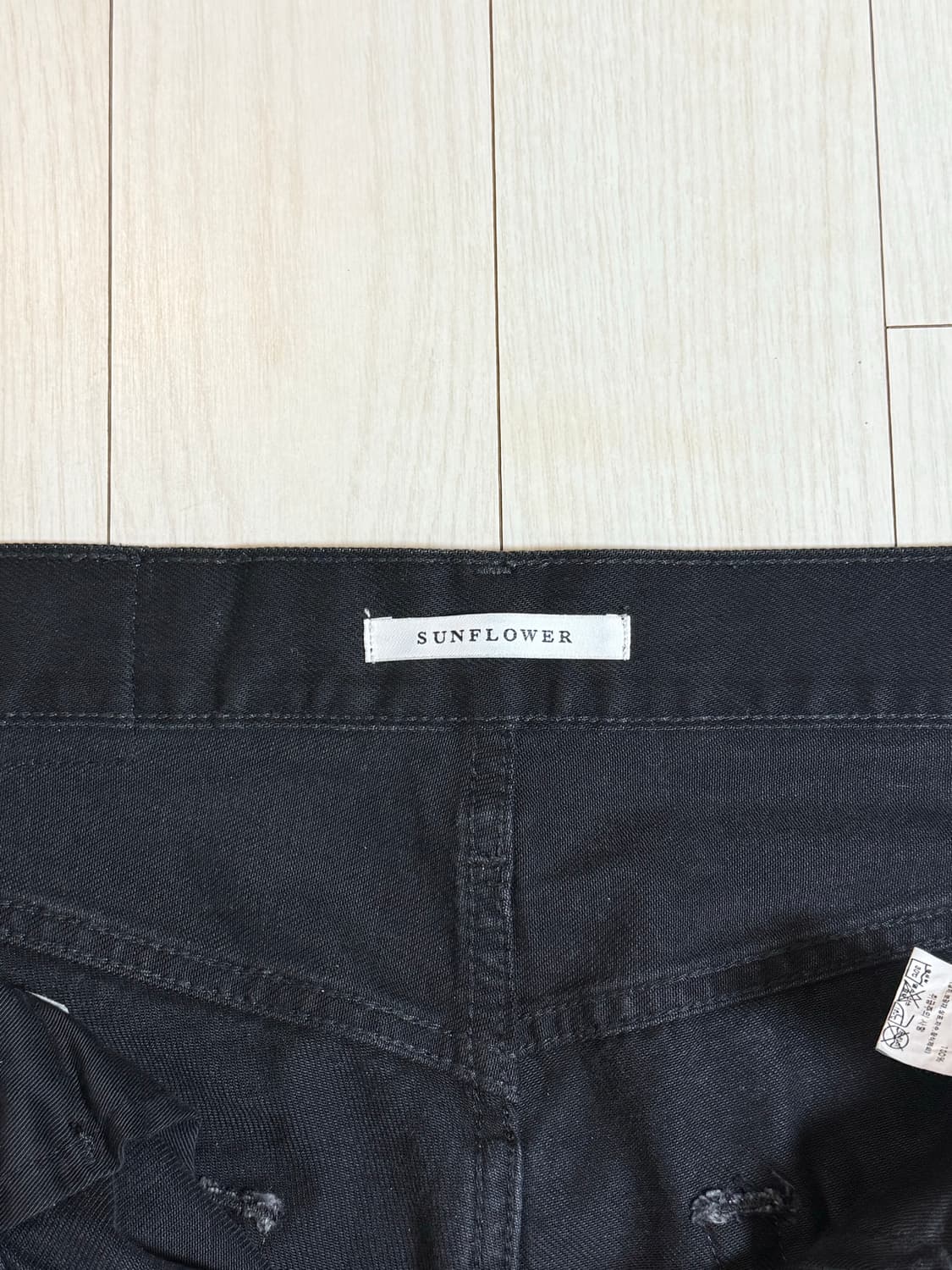 [1회착]선플라워 루즈 데님 washed black 2 (30/32) 상품이미지2