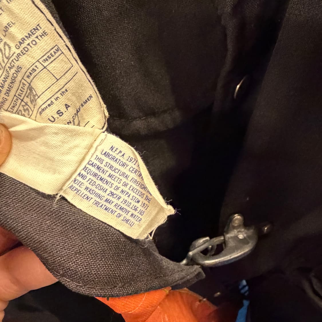 90S "BETHESDA" ORGINAL FIREMAN JACKET 상품이미지10