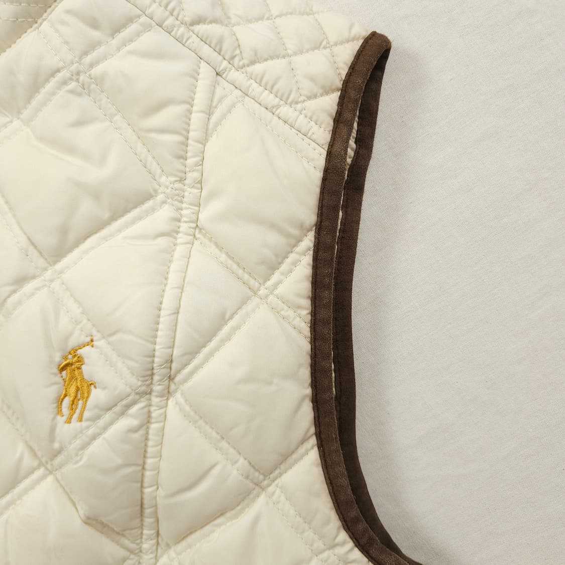 (여성S)폴로랄프로렌 퀄팅 베스트 아이보리 상품이미지9