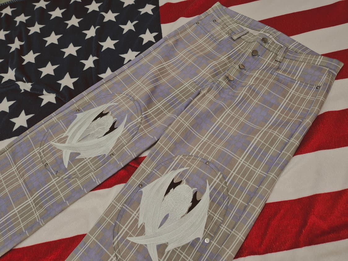 어와일드뱃보이즈 데빌 체크 팬츠 awildbatboyz 상품이미지5