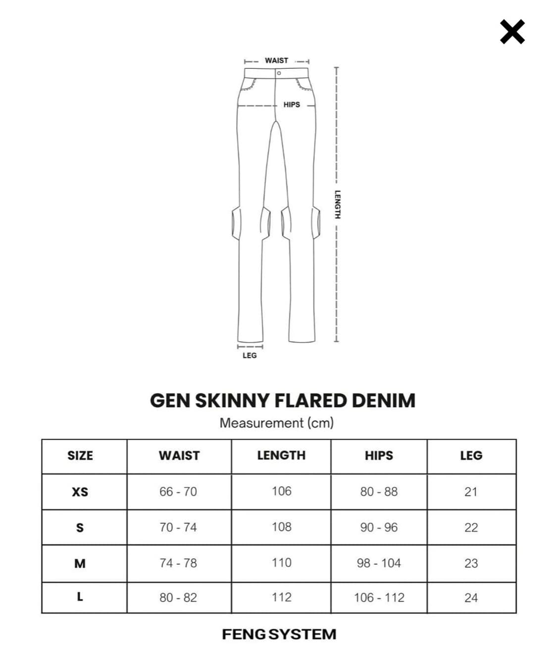 GEN SKINNY FLARED DENIM (네고 가능) 상품이미지8
