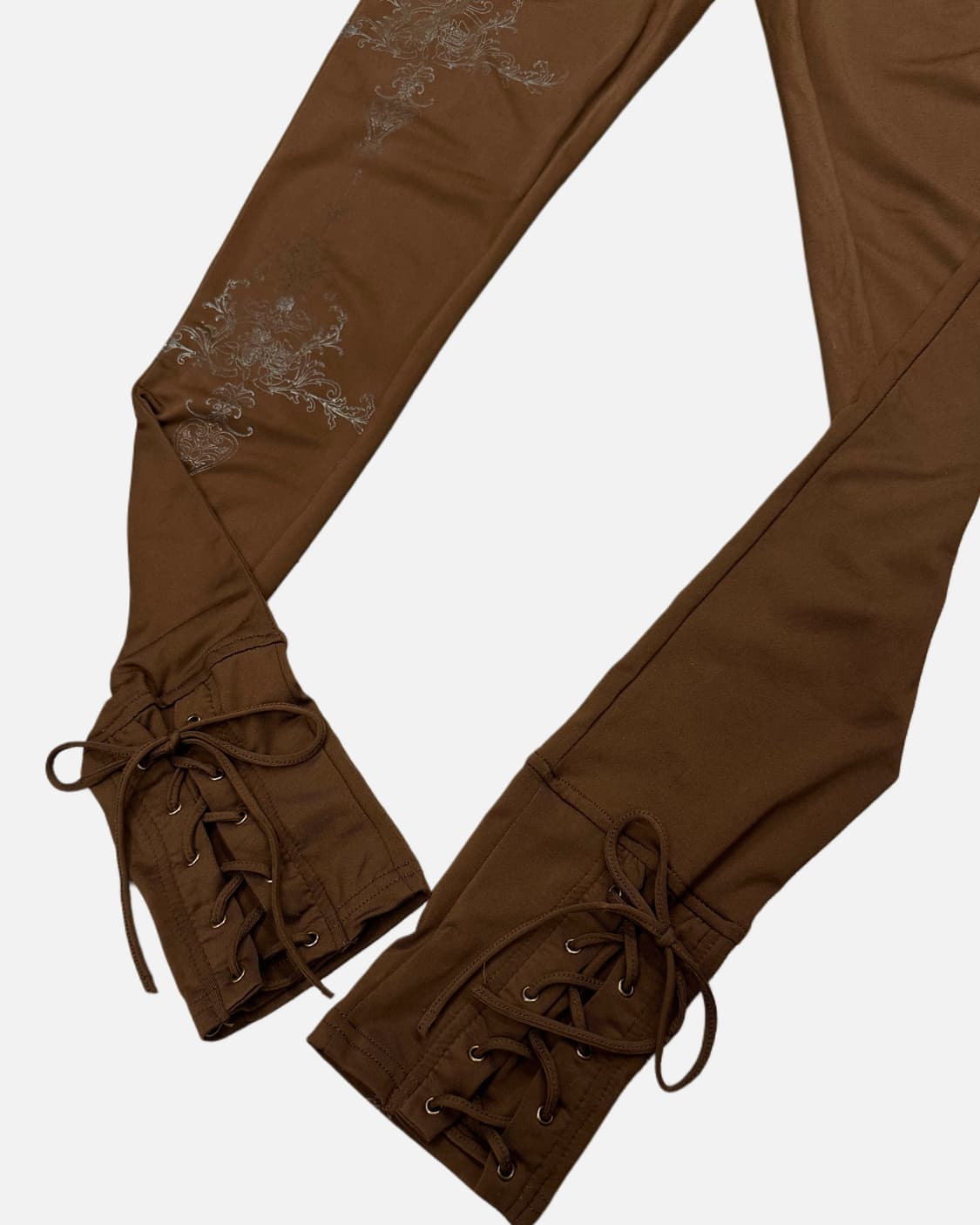 gothic printing lace-up leggings 상품이미지2