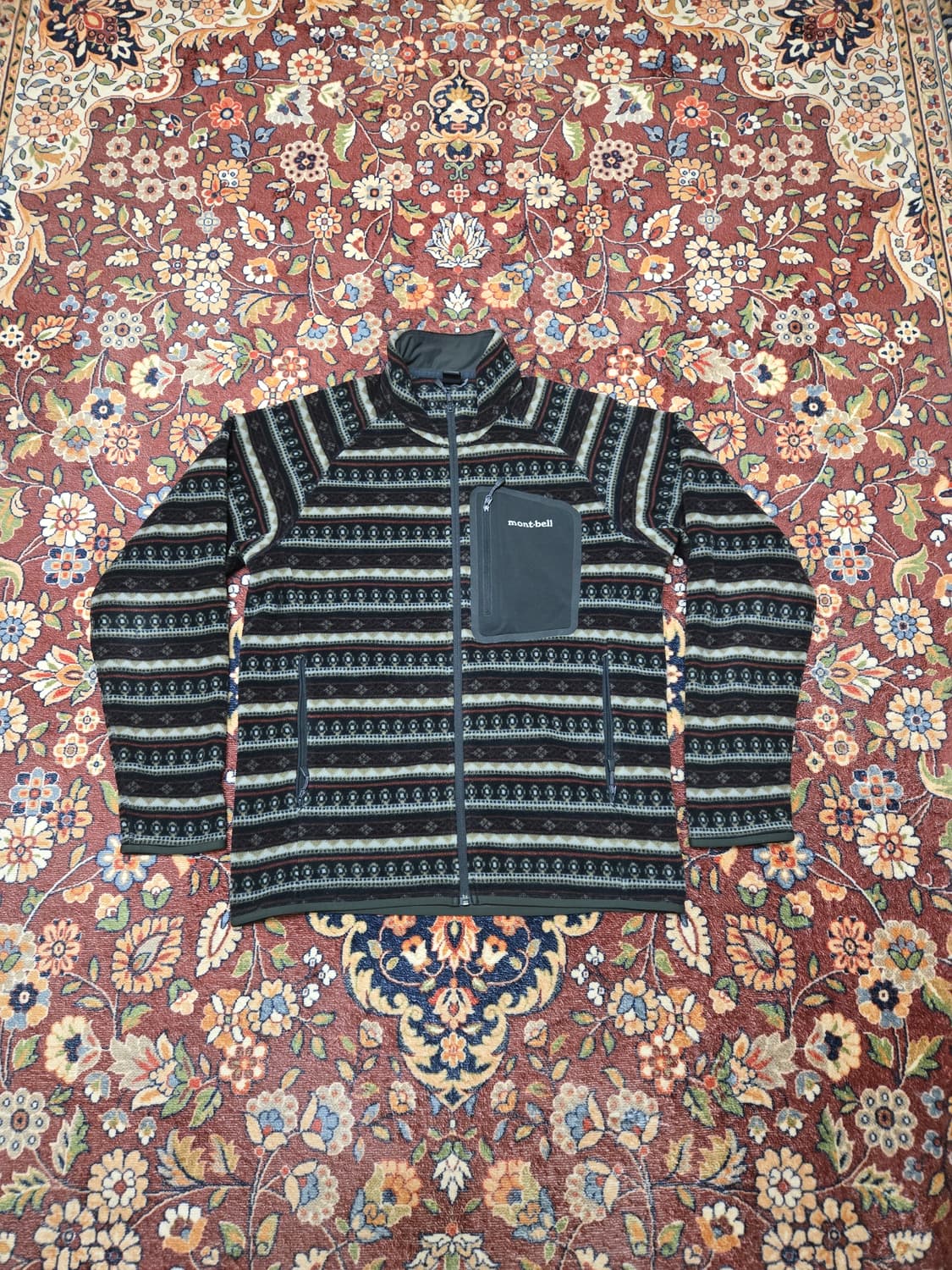 [L] 몽벨(mont-bell) 페어아일 패턴 CLIMAPLUS 플리스  상품이미지1