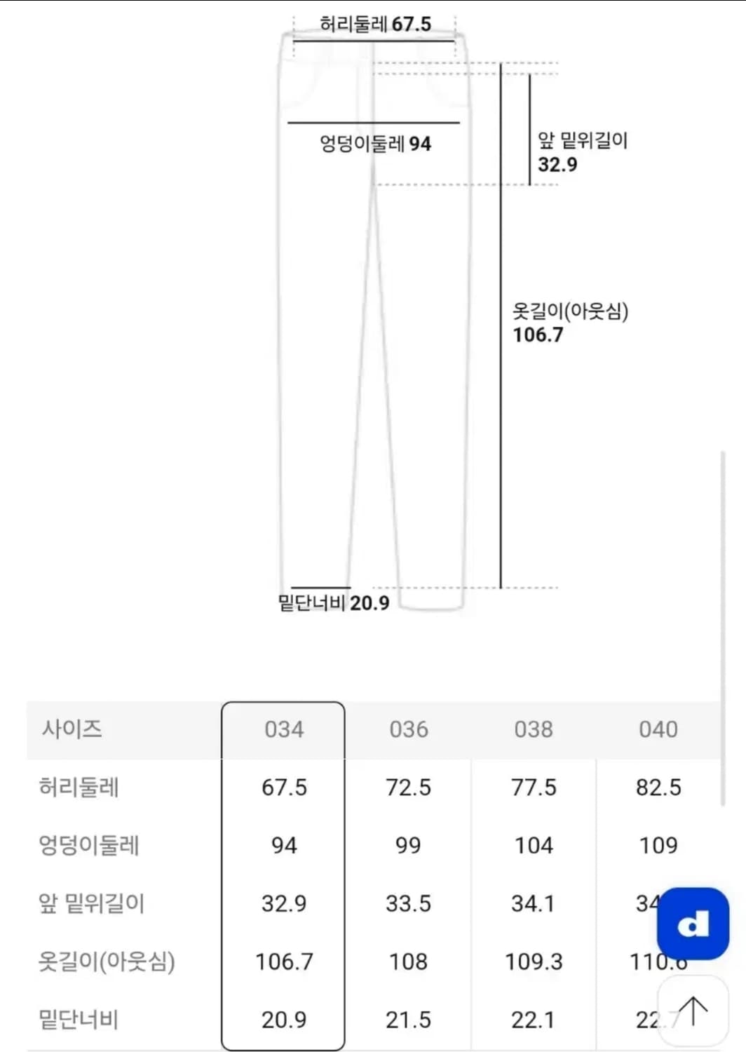 준지 더티 데님 팬츠 상품이미지5