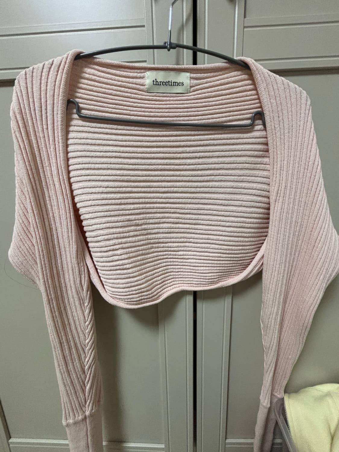 Threetimes golgi cotton bolero 상품이미지1