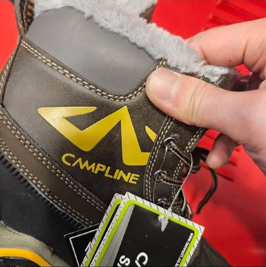 (새상품)캠프라인(CAMPLINE) 방한 등산 안전화 상품이미지5